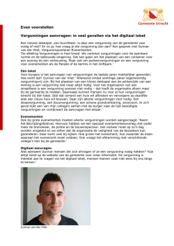 interview - Gemeente Utrecht