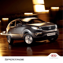 Downloaden Technische fiche Sportage