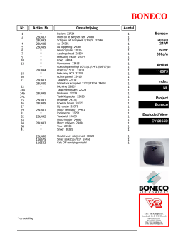 116075 BOM DNV NL Boneco 2055D