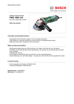 PWS 1000-125 - Bosch-do
