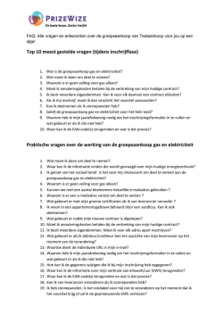 Heb je een nog vraag?