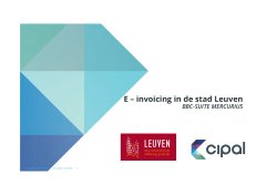 Mercurius E-invoicing - Leuven - V-ict-or