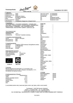 Download hier de productspecificaties