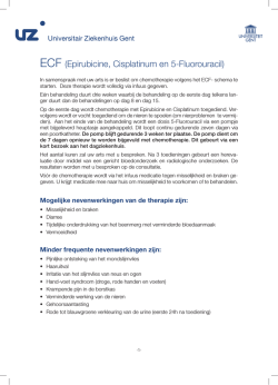 ECF (Epirubicine, Cisplatinum en 5-Fluorouracil)