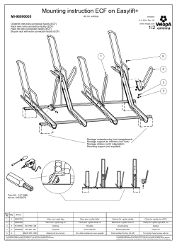 Easylift+ montage instructie - ECF rev.02