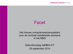 Facet 29 sep 2014 - saMBO-ICT