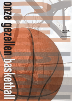 Clubblad November 2014 - Onze Gezellen Basketball