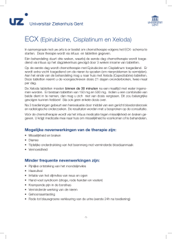 ECX (Epirubicine, Cisplatinum en Xeloda)