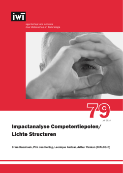 79 - impactanalyse competentiepolen - lichte structuren