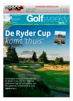 Golfweekly 2014 editie 16