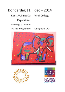 Donderdag 11 dec &ndash; 2014