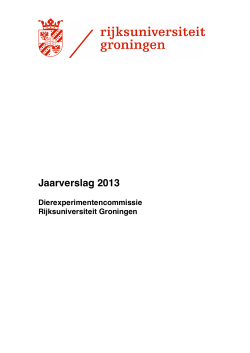 www Jaarverslag DEC-RUG 2013 - Rijksuniversiteit Groningen