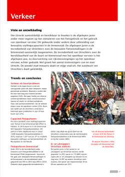 hoofdstuk verkeer - Gemeente Utrecht