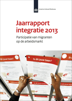 Jaarrapport integratie 2013
