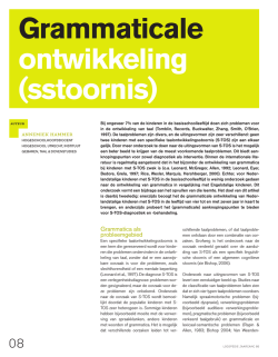 Grammaticale ontwikkeling
