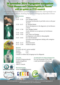 28 november 2014: Papegaaien symposium