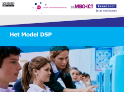 Toelichting Model DSP - saMBO-ICT