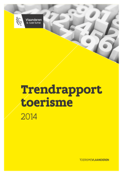 Trendrapport Toerisme 2014