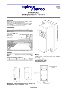 IPC4 / IPC4Ex - Spirax Sarco