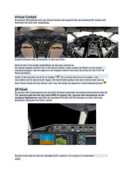 2D Panel Virtual Cockpit