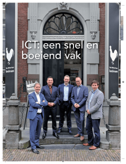 ICT: een snel en boeiend vak