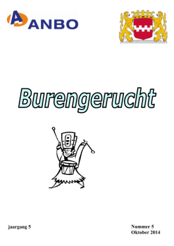 jaargang 5 Nummer 5 Oktober 2014