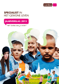 Jaarverslag 2013