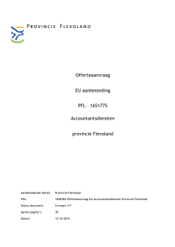 03-PvE-Offerteaanvraag aanbesteding accountantsdiensten 2015