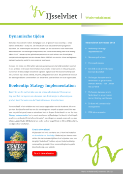 Dynamische tijden Boekentip: Stategy Implementation