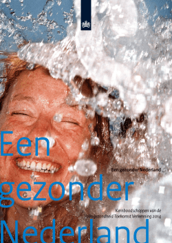 Kernboodschappen van de Volksgezondheid Toekomst Verkenning
