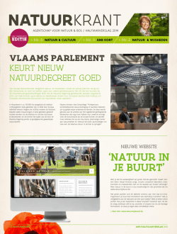 Download de natuurkrant (pdf - 1,3 MB)