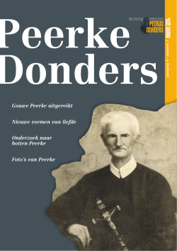 1 MAART 2014 - Peerke Donders