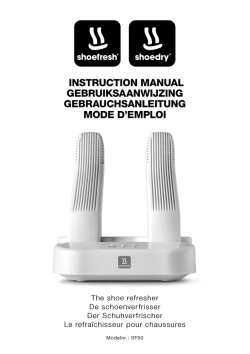 instruction manual gebruiksaanwijzing