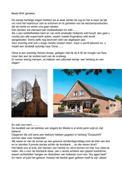 Buurtdiners eind oktober begin november