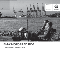 Download Prijslijst BMW Ride Collection 2014