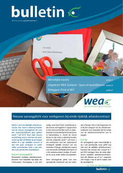 3e editie 2014 - WEA Deltaland