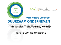 ppt presentaties infosessies WCDO septokt 2014
