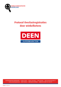 Download Protocol Deen Winkels B.V.