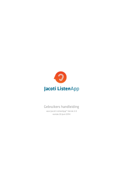 Jacoti ListenApp 2.0 (pdf)