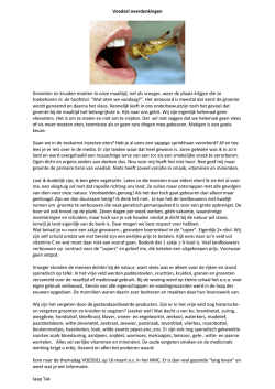 Voedsel overdenkingen (Verbanning,bedenking en overweging