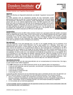 INFORMATIE OVER MEG