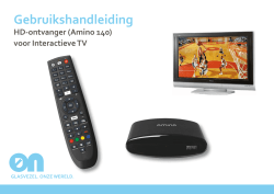 Handleiding Interactieve HD