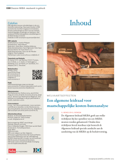 Inhoud - Economisch Statistische Berichten