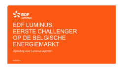 EDF LUMINUS, Eerste challenger op de belgische energiemarkt