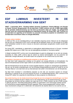 EDF LUMINUS INVESTEERT IN DE