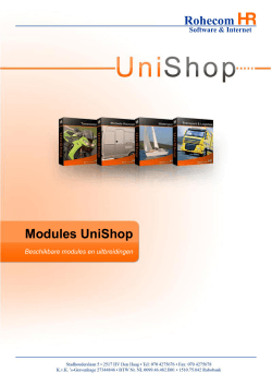 Modules UniShop