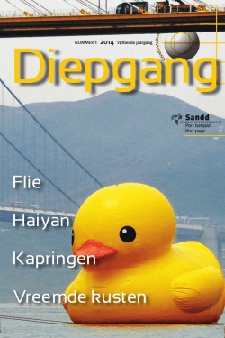 Diepgang 2014 nummer 1 - Stichting Nederlandse Zeemanscentrale