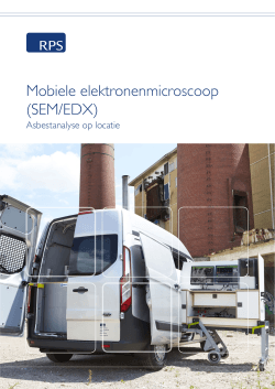 Mobiele elektronenmicroscoop (SEM/EDX)