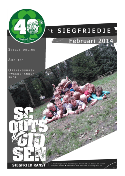 We gaan op weekend - Scouting Siegfried Ranst
