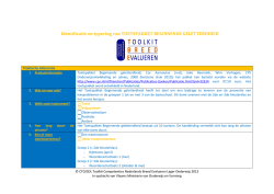 Identificatie en typering van TOETSPAKKET BEGINNENDE